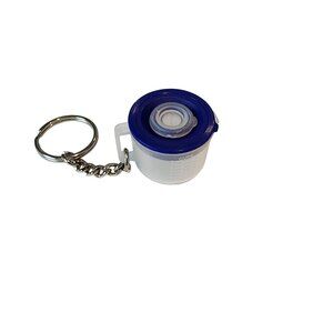 Vintage Tupperware Mixing bowl removable lid keychain